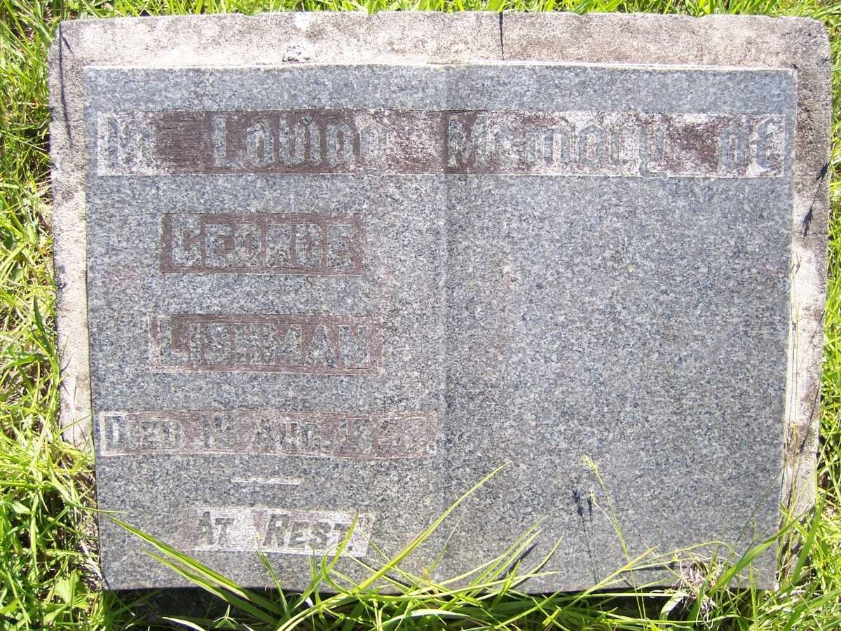 LISHMAN George -1952