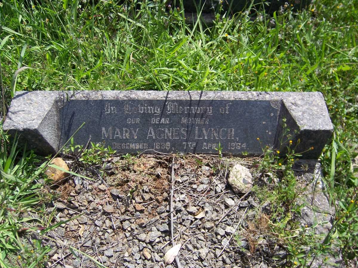 LYNCH Mary Agnes 1889-1964