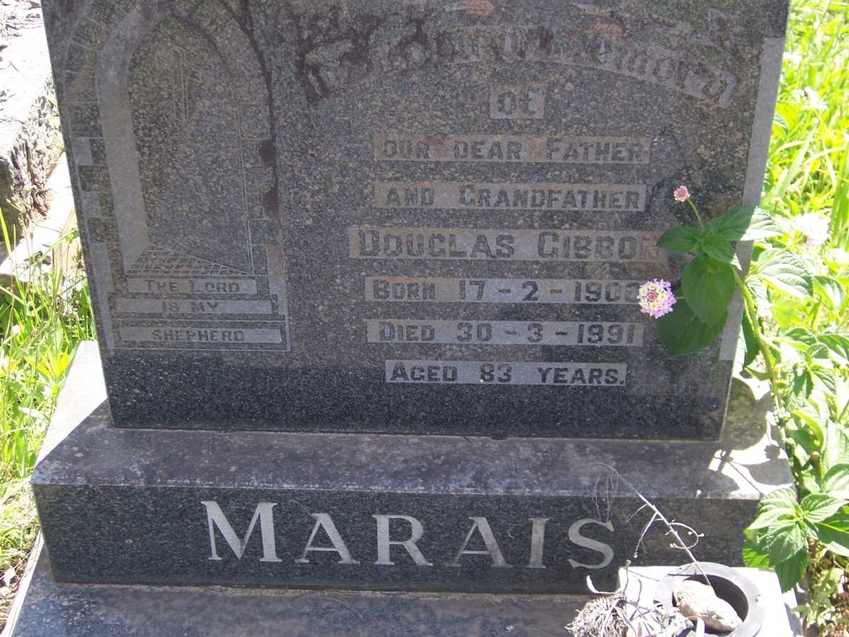MARAIS Douglas Gibbon 1908-1991