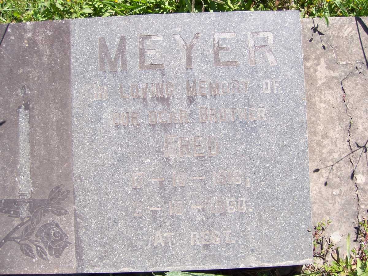 MEYER Fred 1916-1960