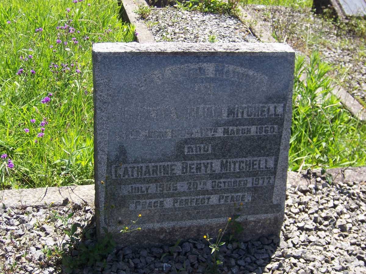 MITCHELL Nicolas William 1904-1960 &amp; Catherine Beryl 1905-1972