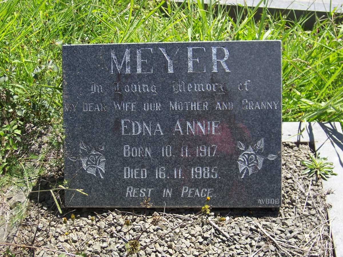 MEYER Edna Annie 1917-1985
