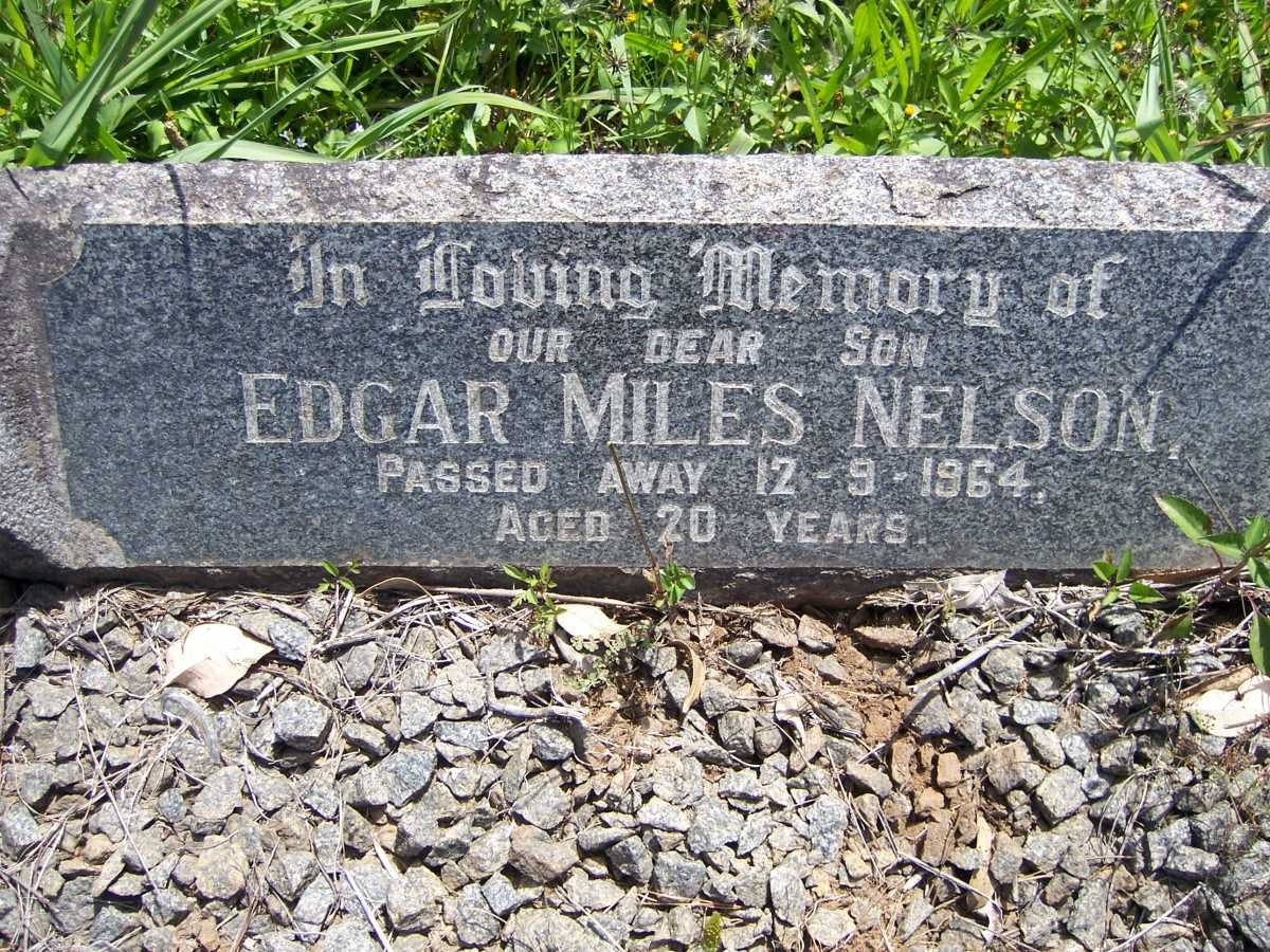 NELSON Edgar Miles -1964