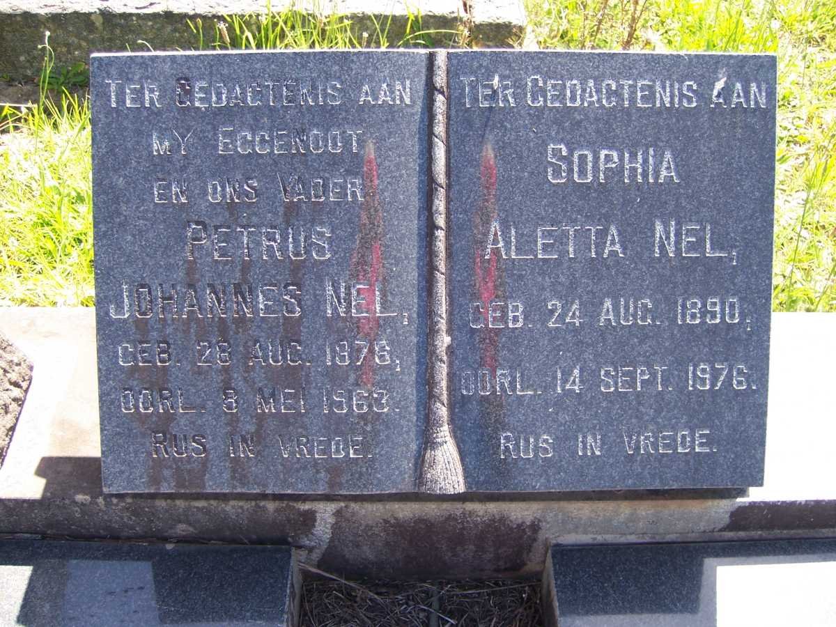 NEL Petrus Johannes 1876-1963 &amp; Sophia Aletta 1890-1976
