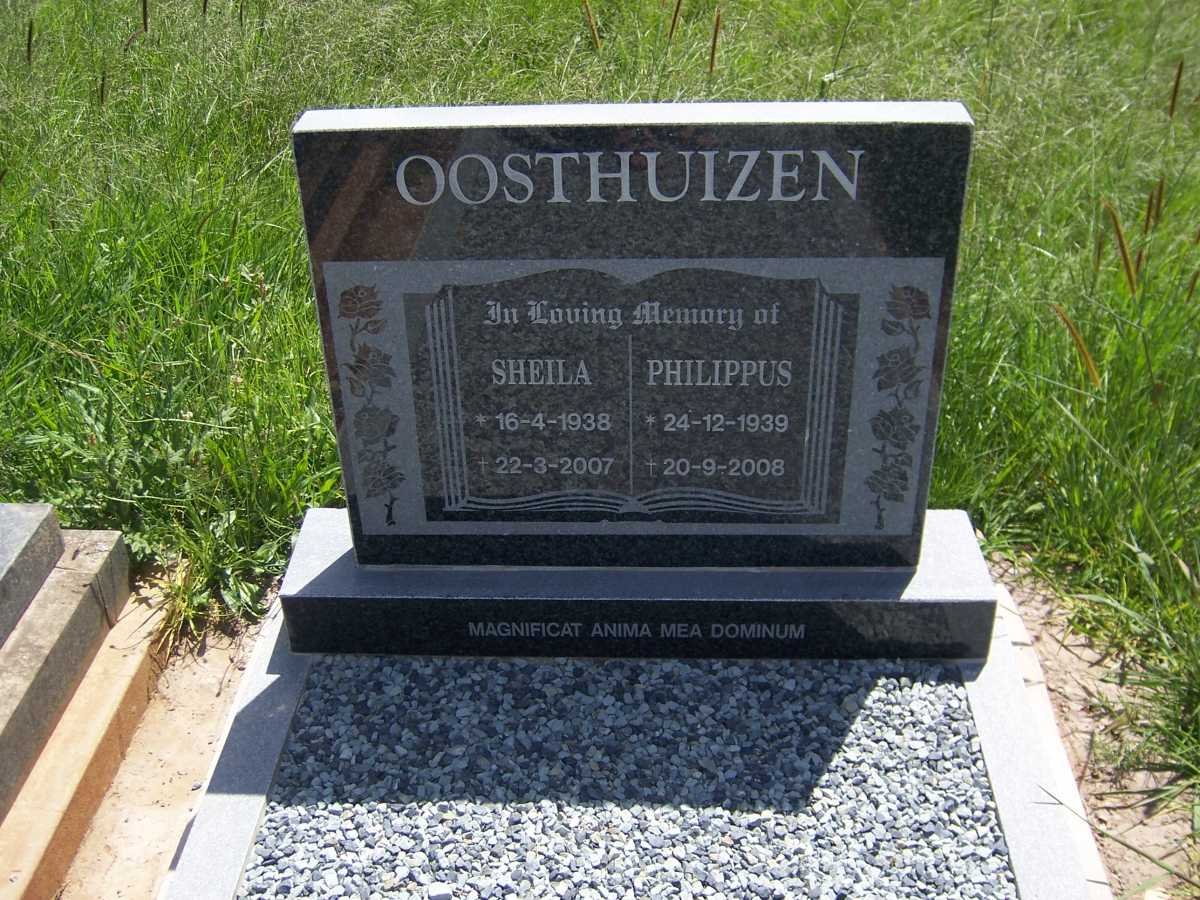 OOSTHUIZEN Philippus 1939-2008 &amp; Sheila 1938-2007