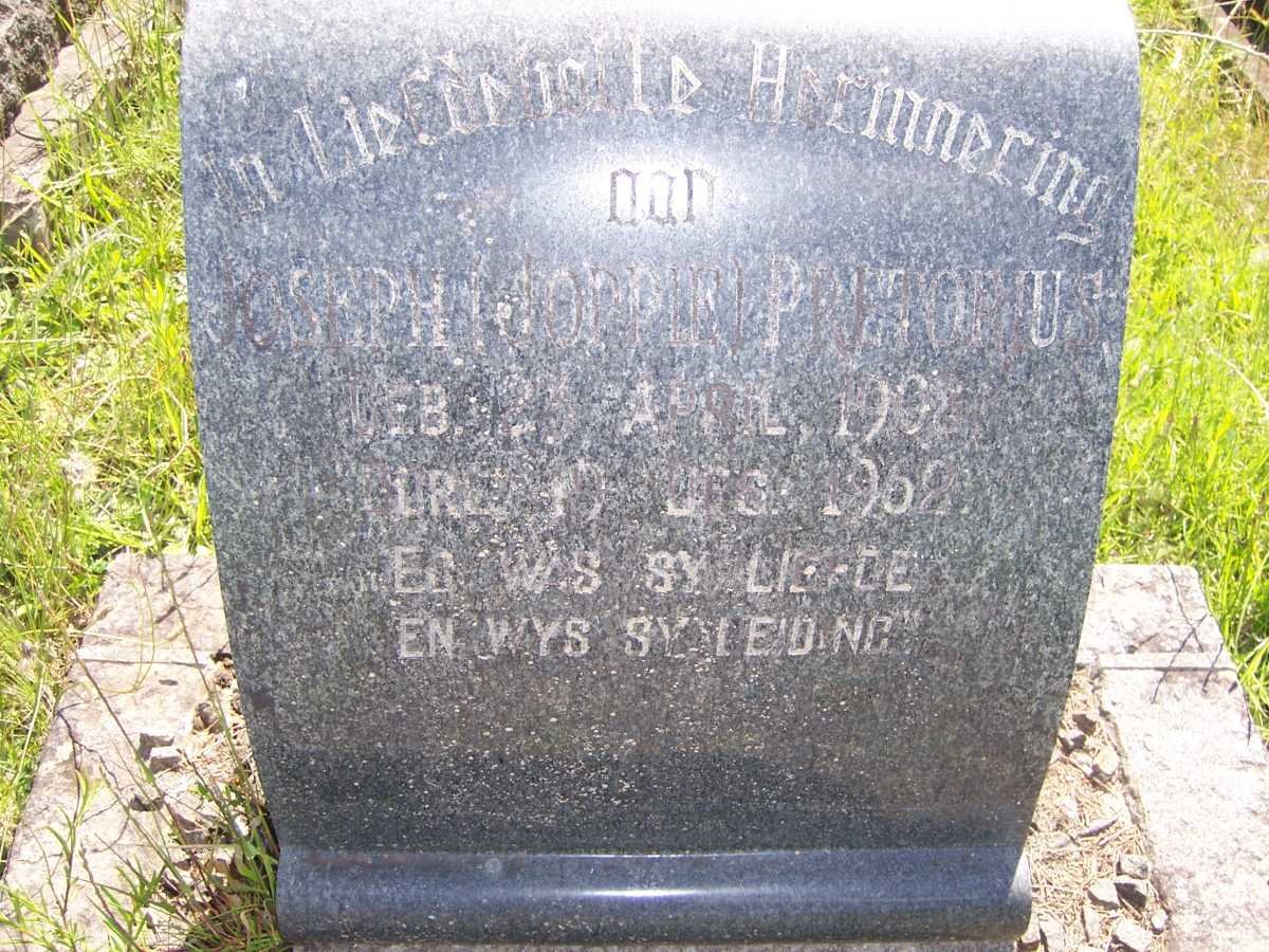 PRETORIUS Joseph 1908-1962