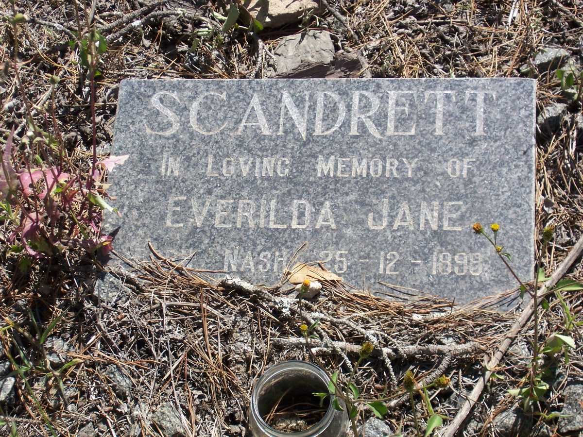 SCANDRETT Everilda Jane nee NASH 1898-
