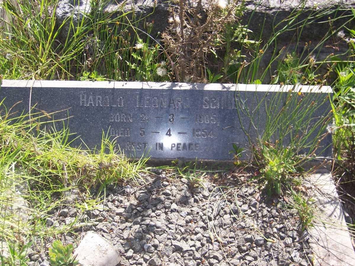 SCHLEY Harold Leonard 1905-1954 &amp; Myrtle Blanche 1902-1970