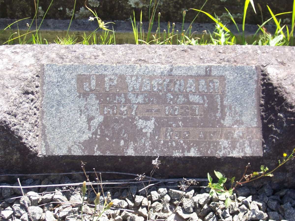 WAGENAAR J.P. 1852-1939 &amp; M.E. DE KOCK 1861-1926