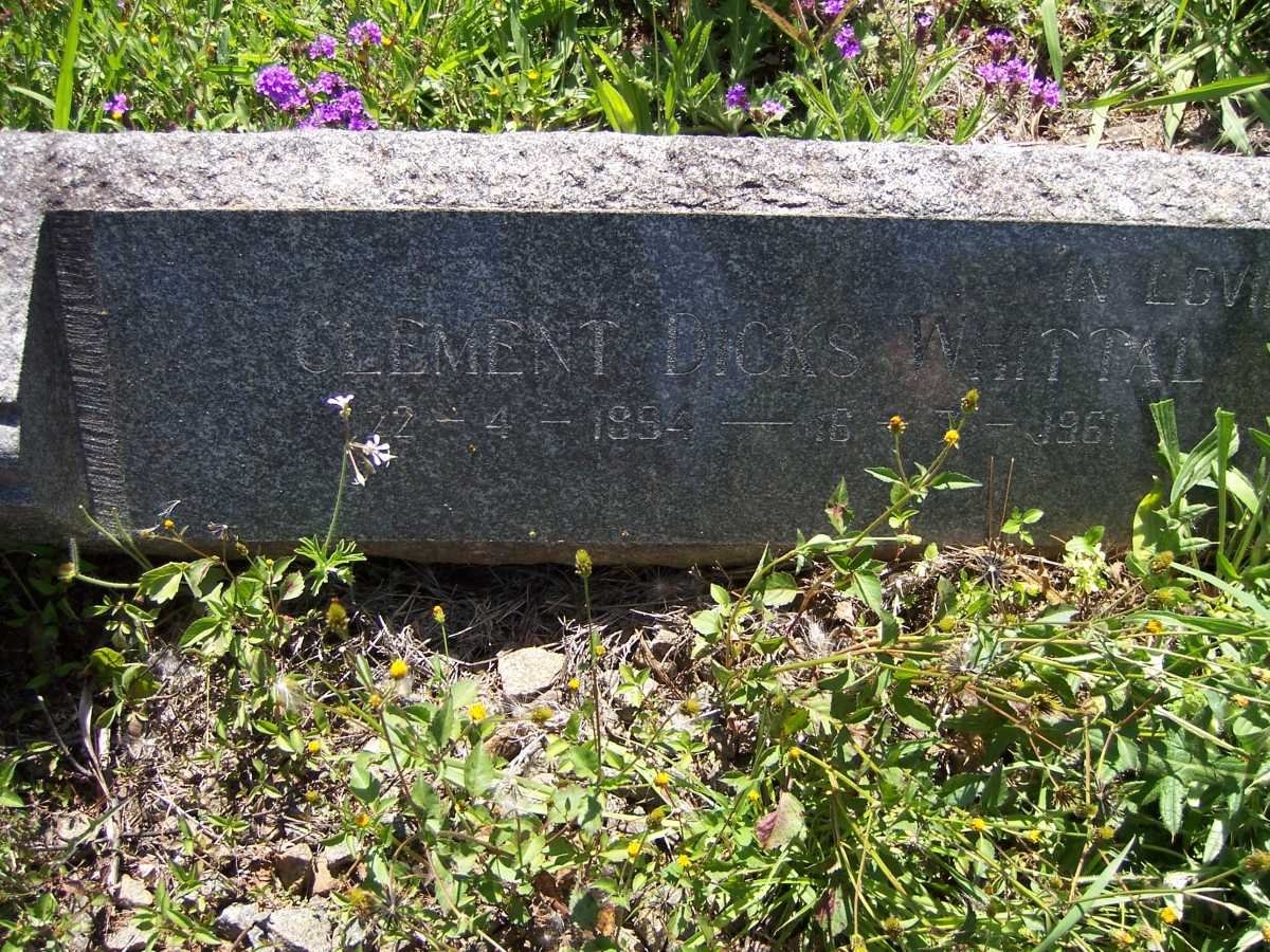 WHITTAL Clement Dicks 1894-1961
