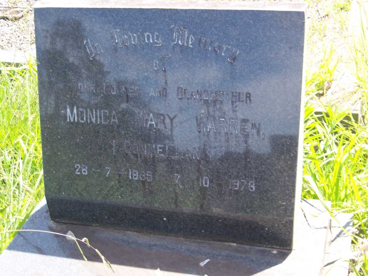 WARREN Monica Mary nee CONNELLAN 1885-1978