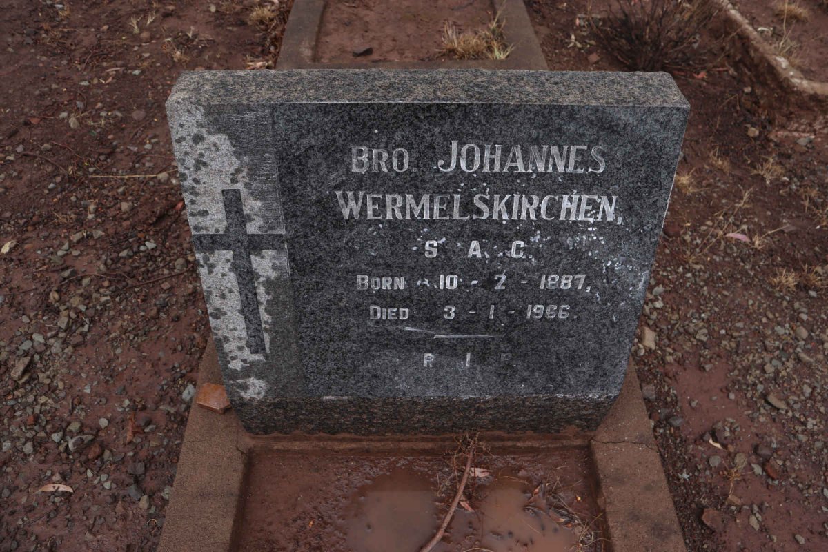 WERMELSKIRCHEN Johannes 1887-1966 