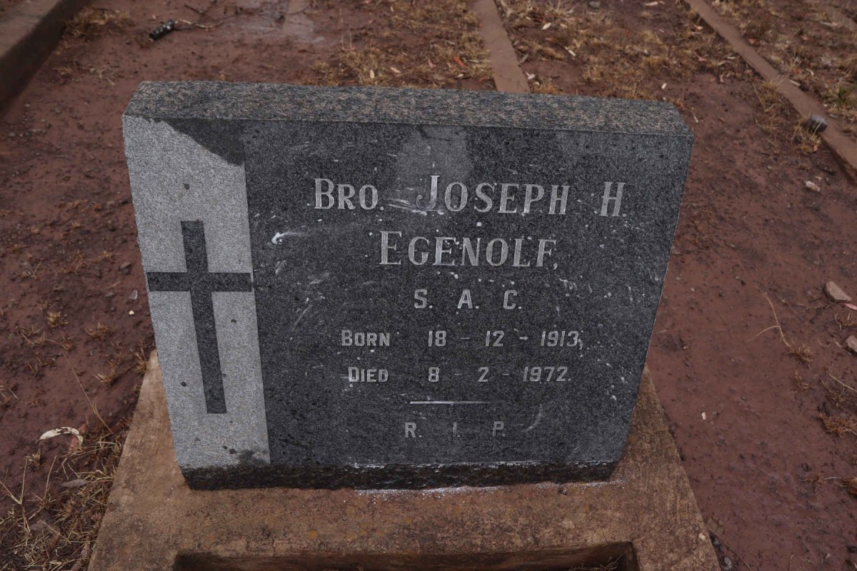 EGENOLE Joseph H. 1913-1972