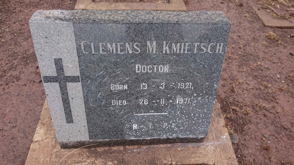 KMIETSCH Clemens M. 1921-1971