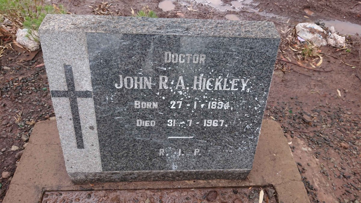 HICKLEY John R.A. 1894-1967