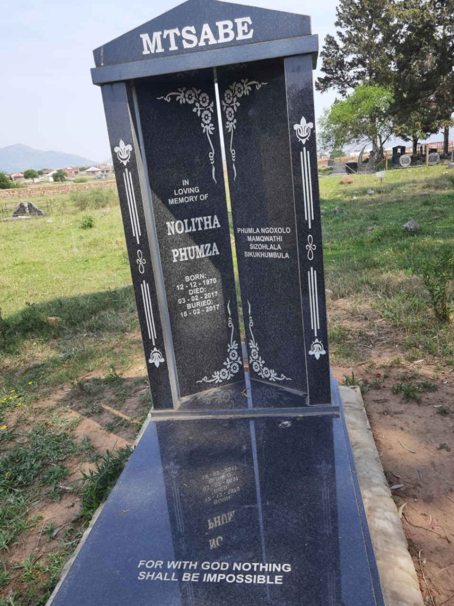 MTSABE Nolitha Phumza 1970-2017