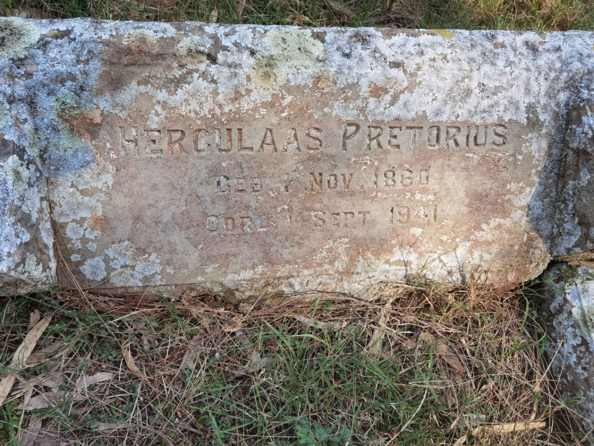 PRETORIUS Herculaas 1860-1941