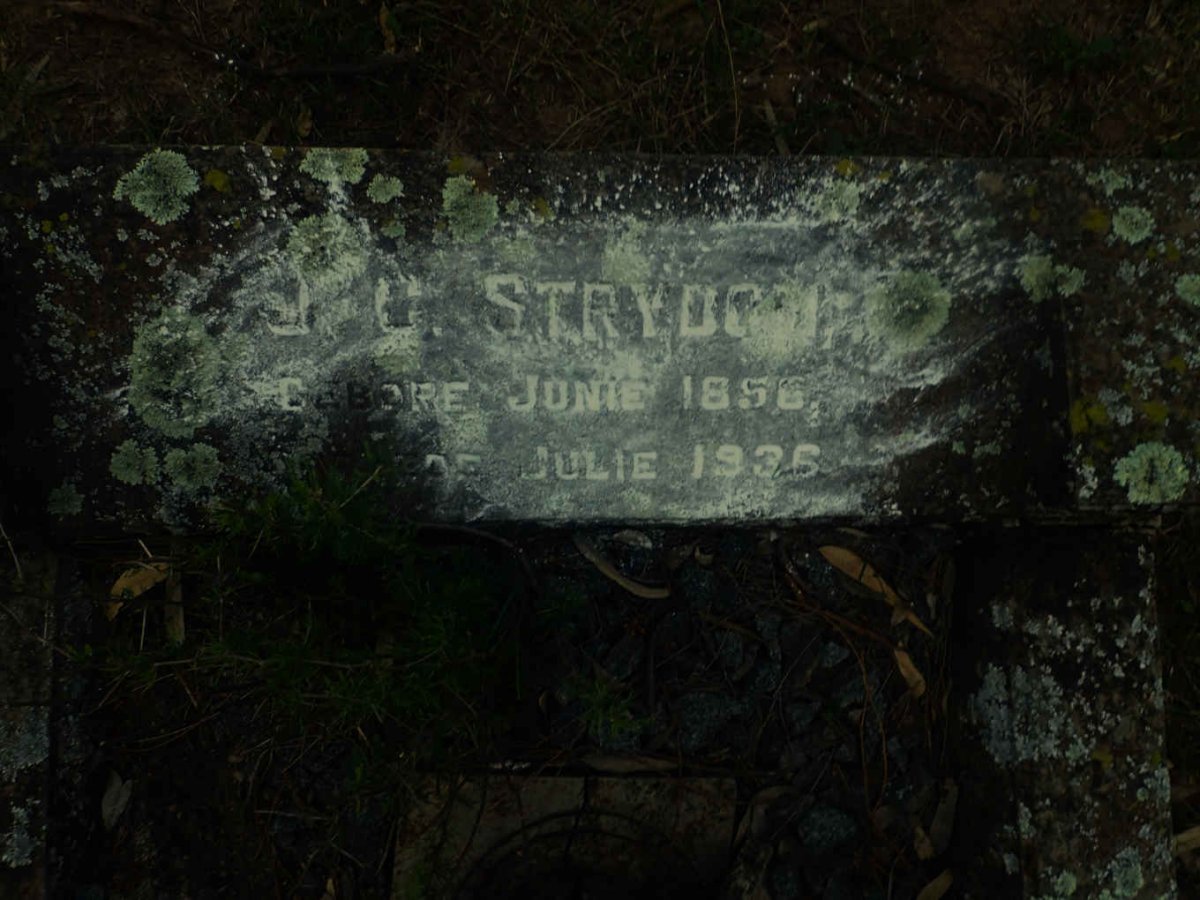 STRYDOM J.G. 1856-1936