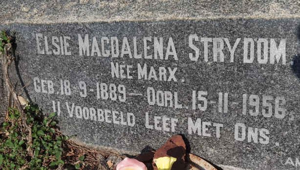STRYDOM Elsie Magdalena nee MARX 1889-1956