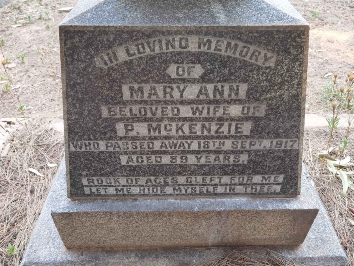 MCKENZIE Mary Ann -1917