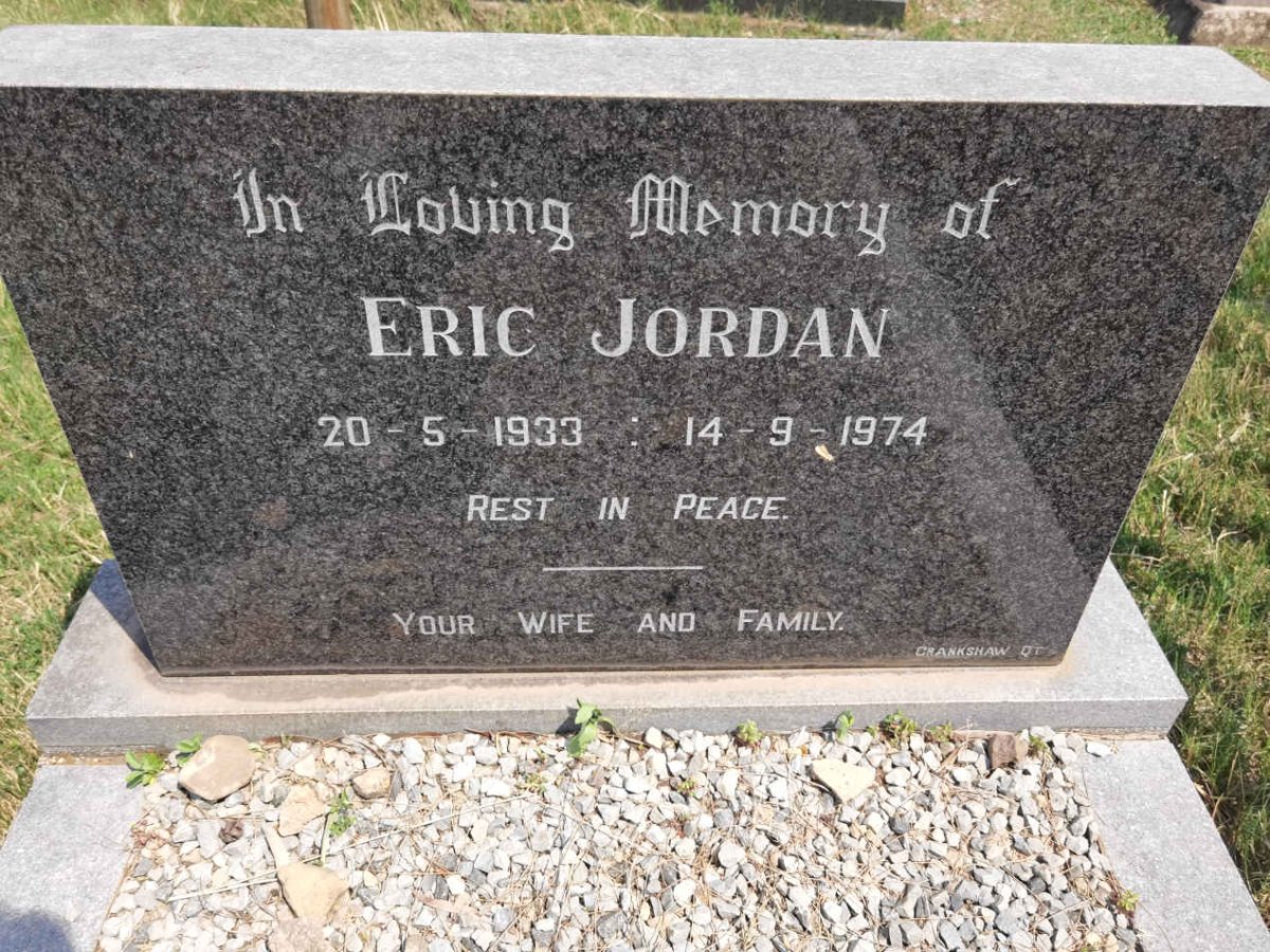 JORDAN Eric 1933-1974