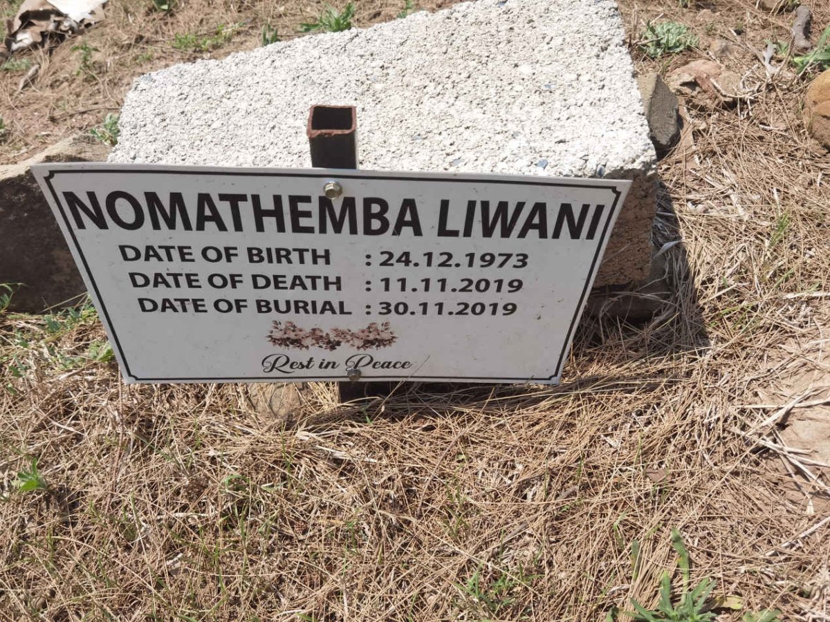 LIWANI Nomathemba 1973-2019