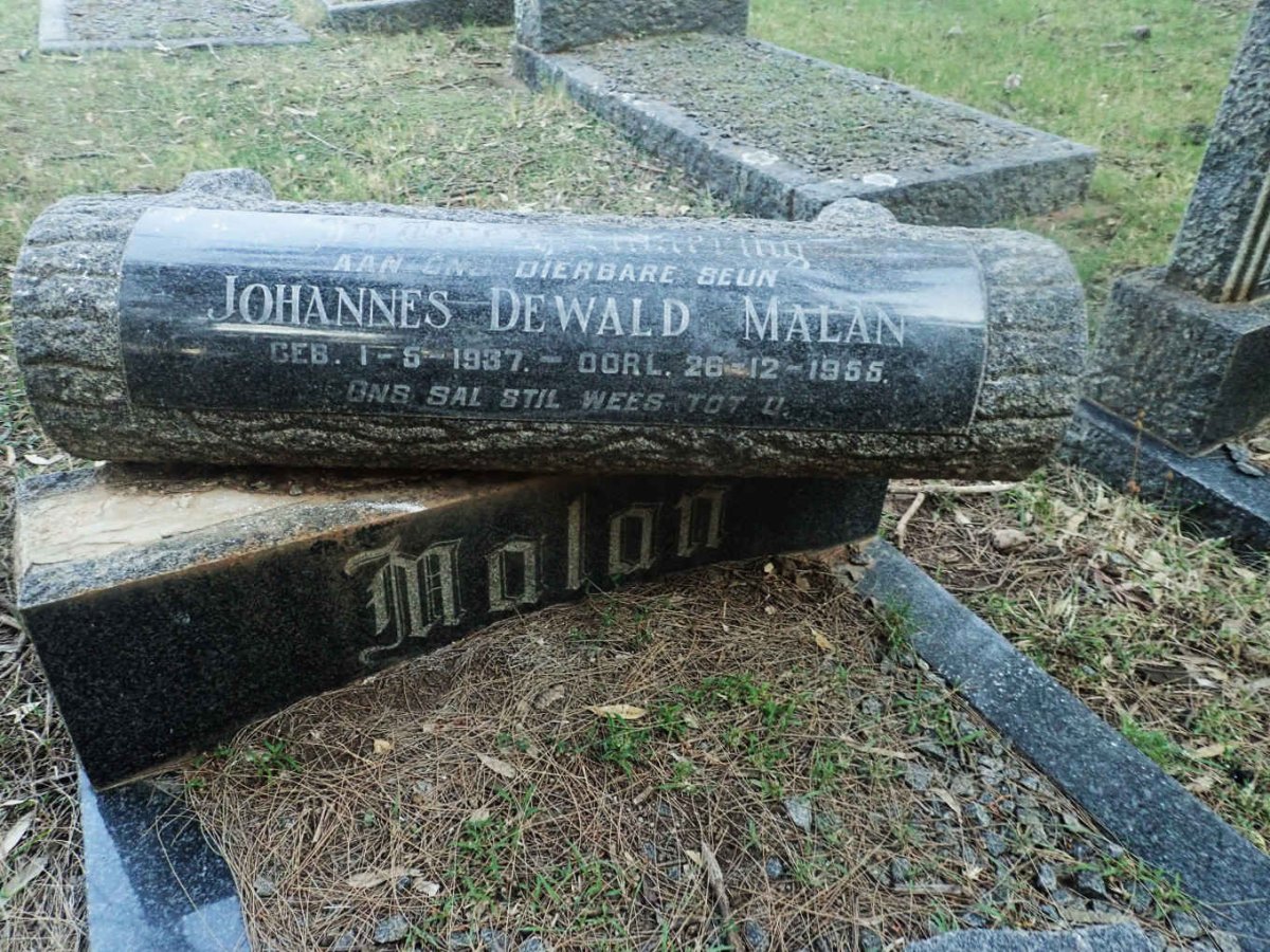 MALAN Johannes Dewald 1937-1955