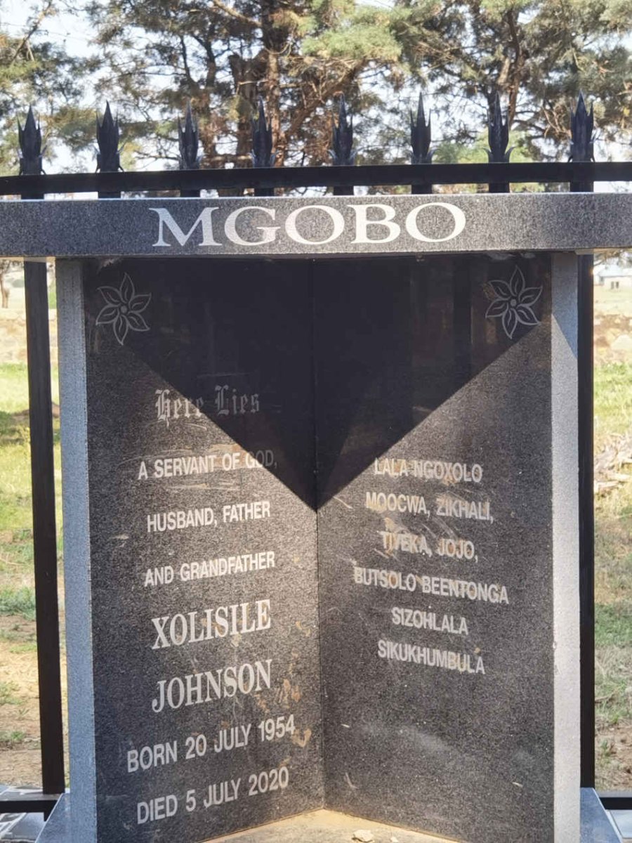 MGOBO Xolisile Johnson 1954-2020