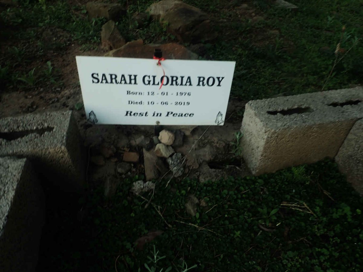 ROY Sarah Gloria 1976-2019