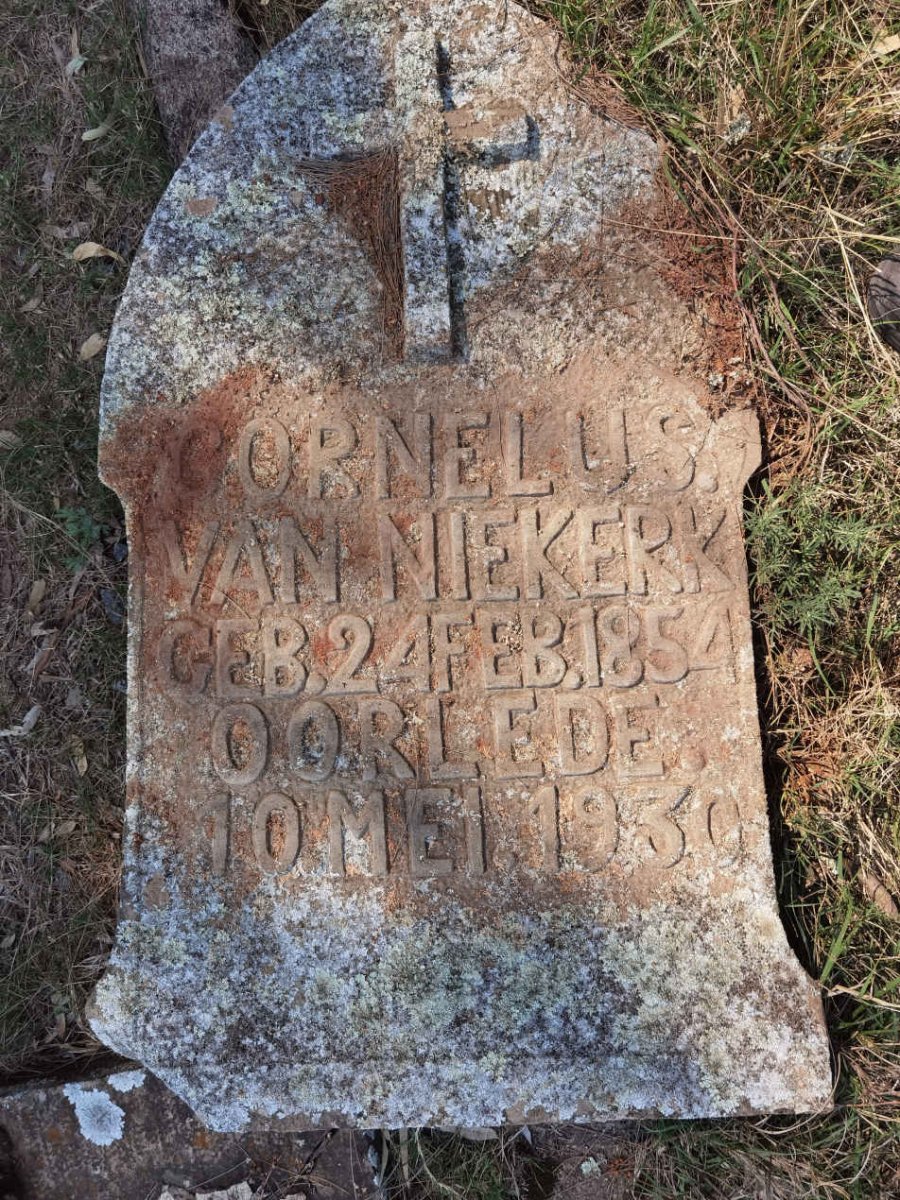 NIEKERK Cornelus, van 1854-1930