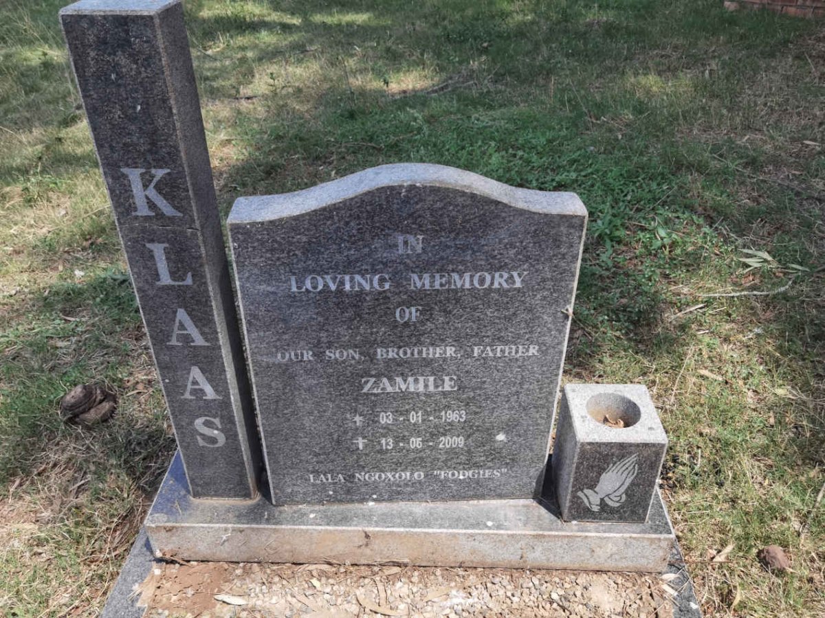 KLAAS Zamile 1963-2009