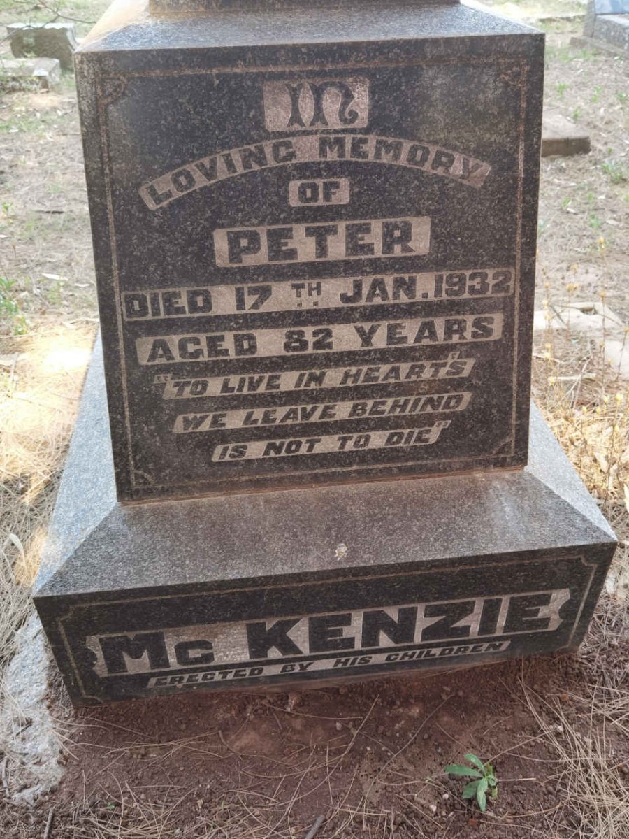 MCKENZIE Peter -1932