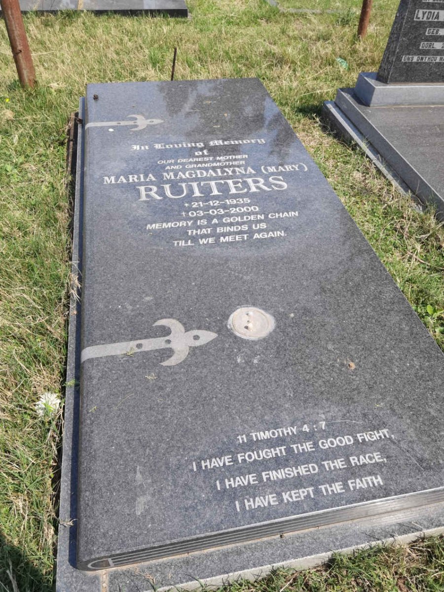 RUITERS Maria Magdalyna 1935-2000