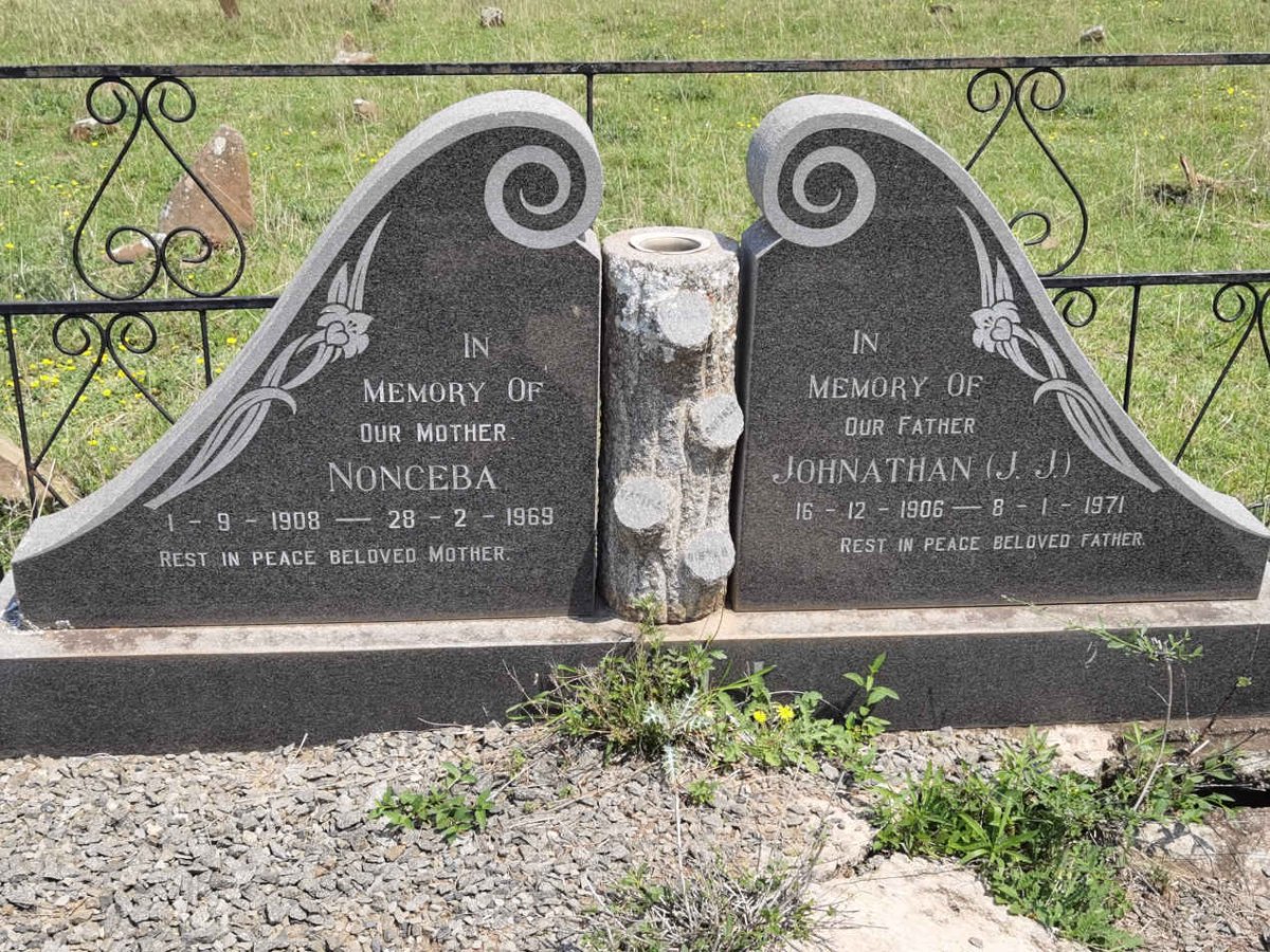 ? Jonathan J.J. 1906-1971 &amp; Nonceba 1908-1969