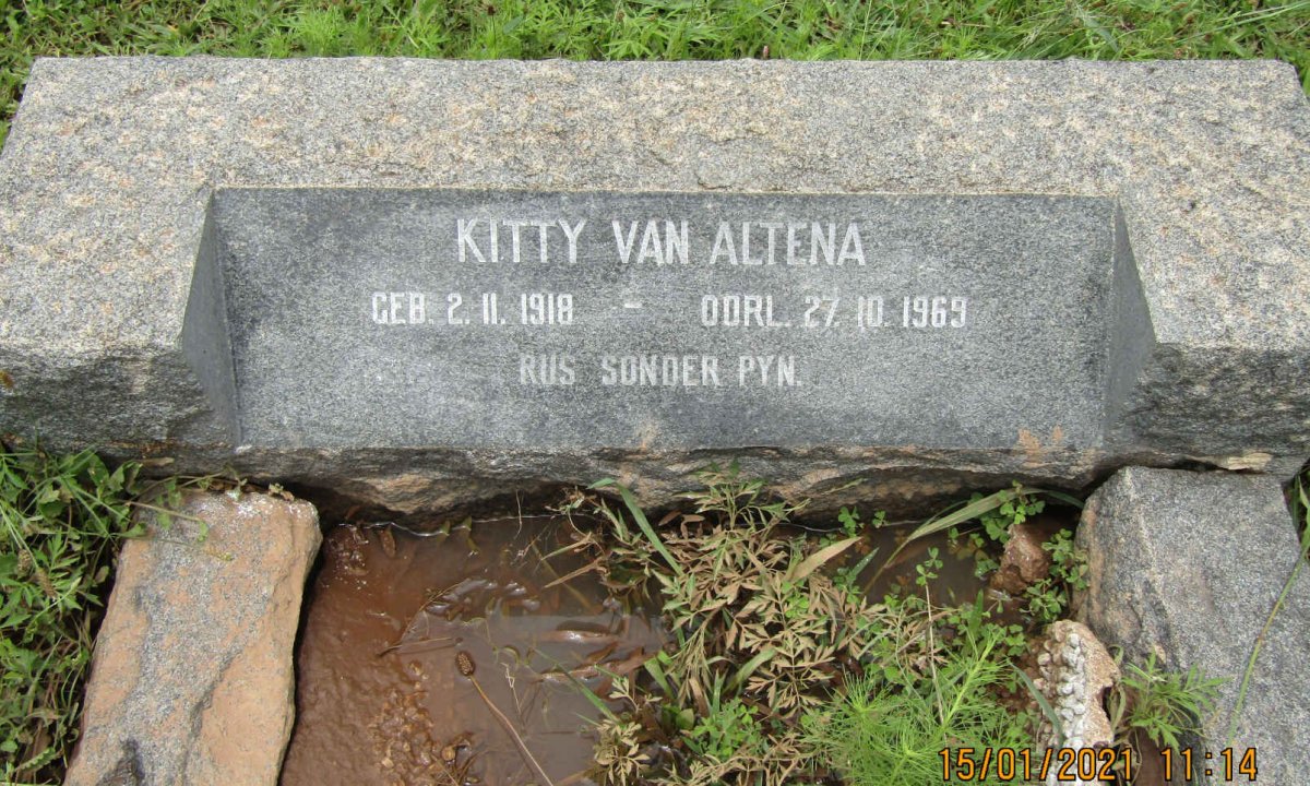 ALTENA Kitty, van 1918-1969
