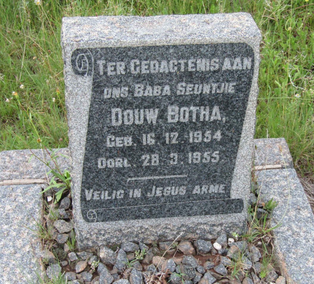 BOTHA Douw 1954-1955