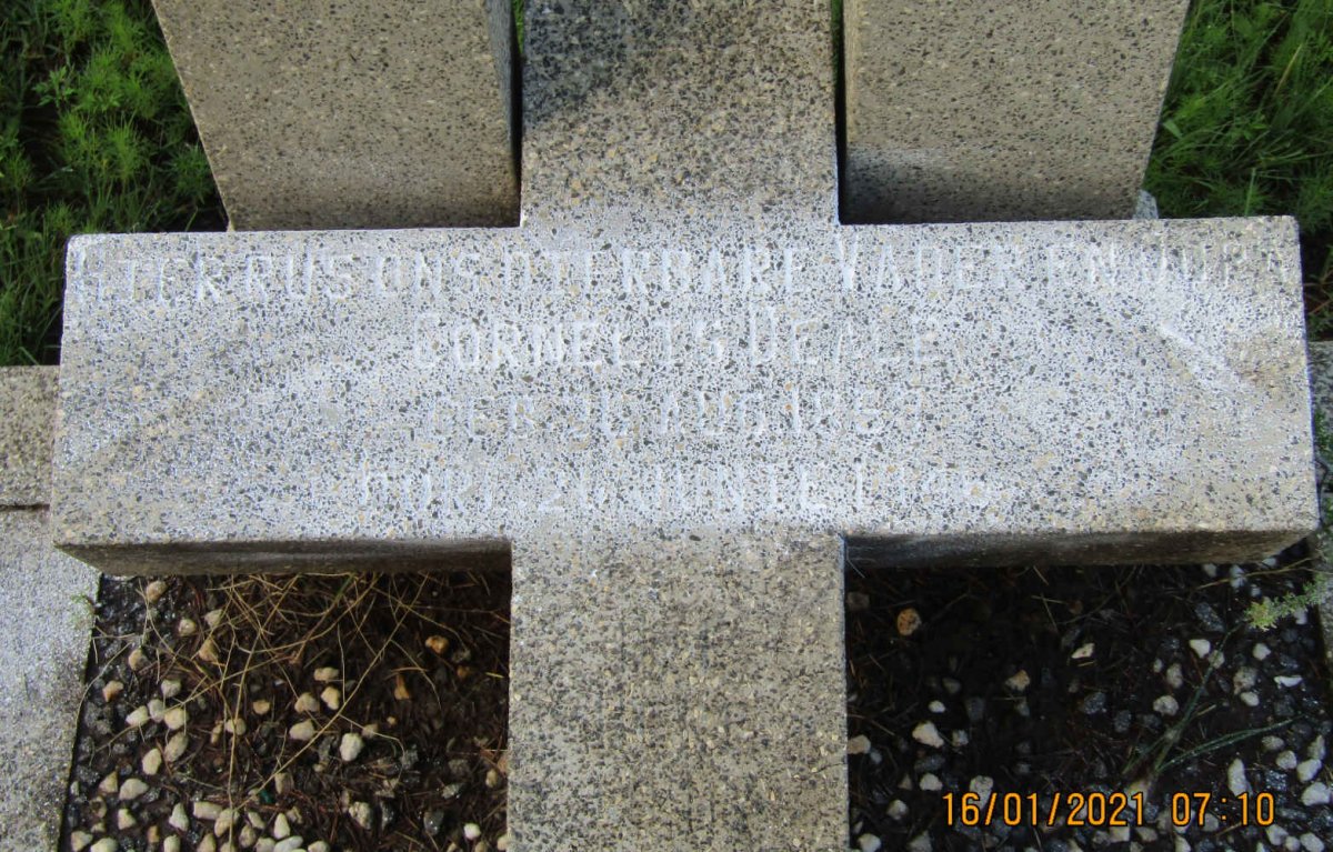 DEALE Cornelis 1858-1946