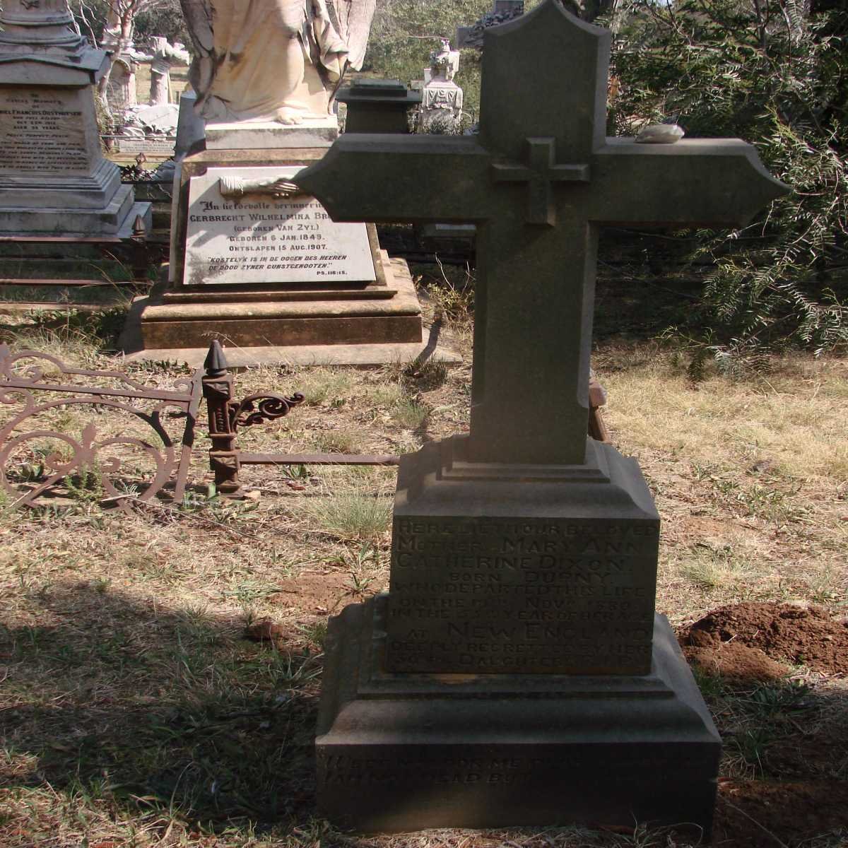 DIXON Mary Ann Catherine nee DUPNY -1880