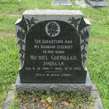 JORDAAN Michiel Coenraad 1881-1956