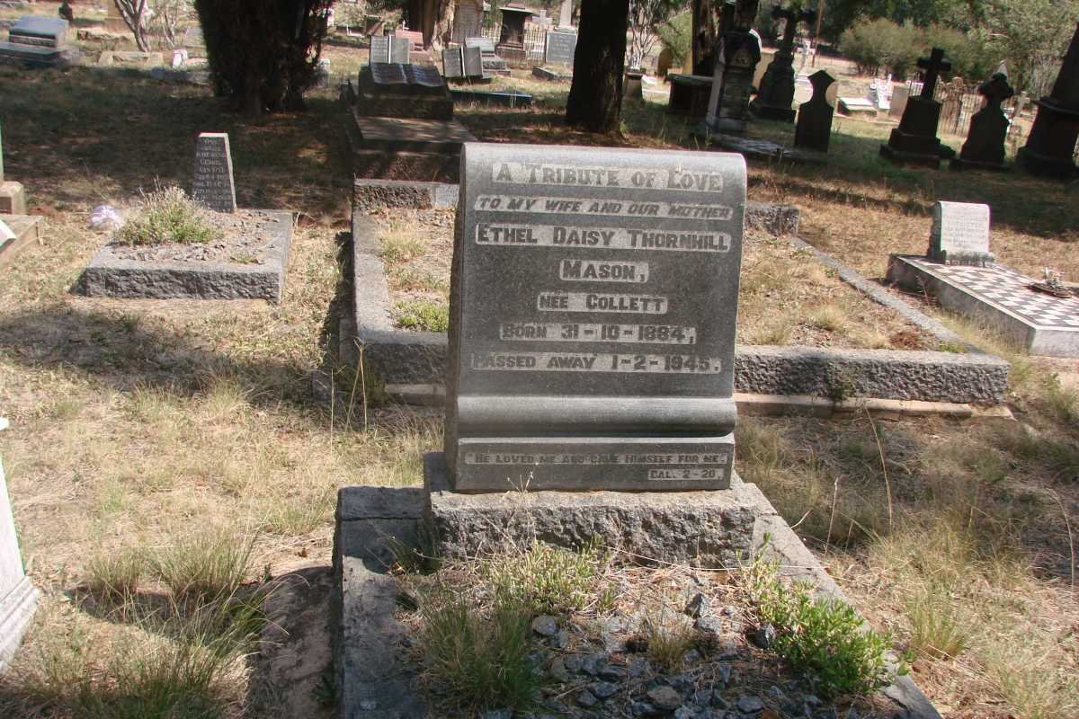 MASON Ethel Daisy Thornhill nee COLLETT 1884-1945
