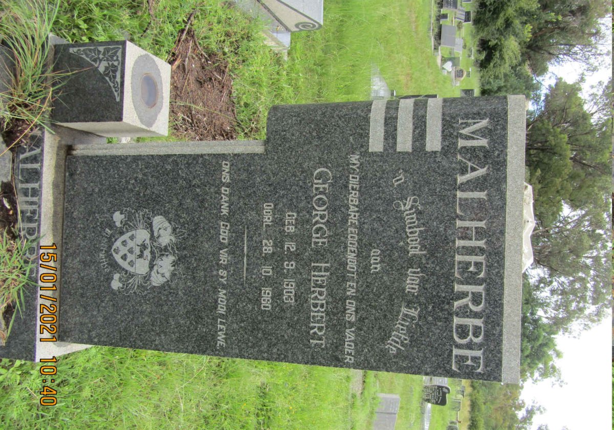 MALHERBE George Herbert 1903-1960
