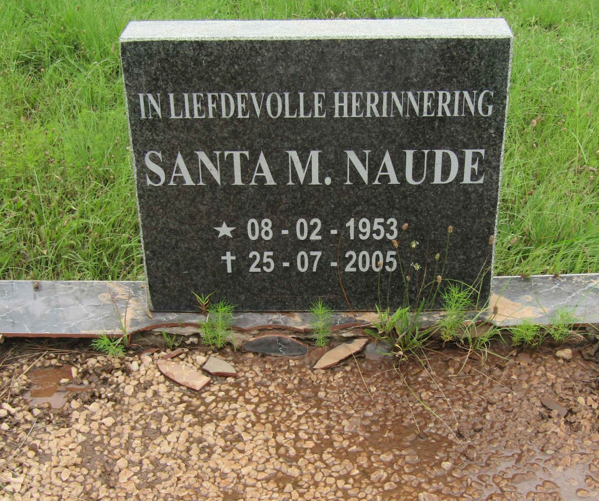 NAUDE Santa M. 1953-2005