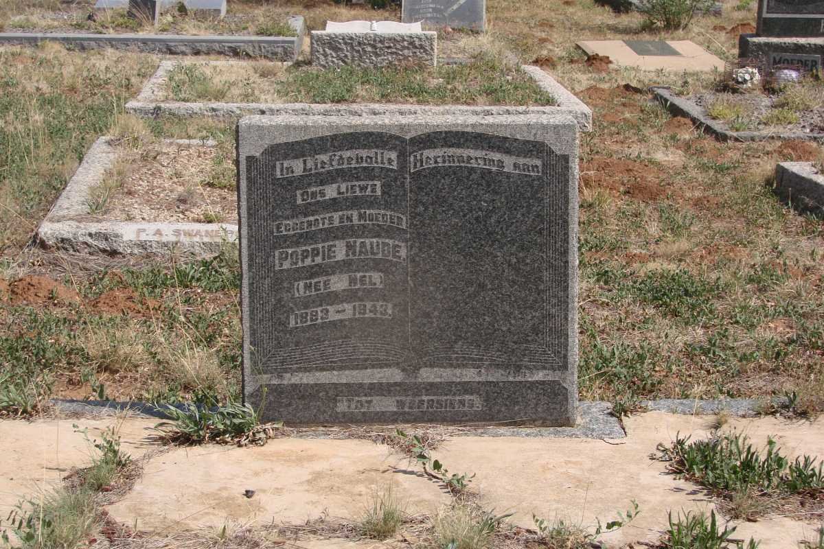 NAUDE Poppie nee NEL 1883-1943