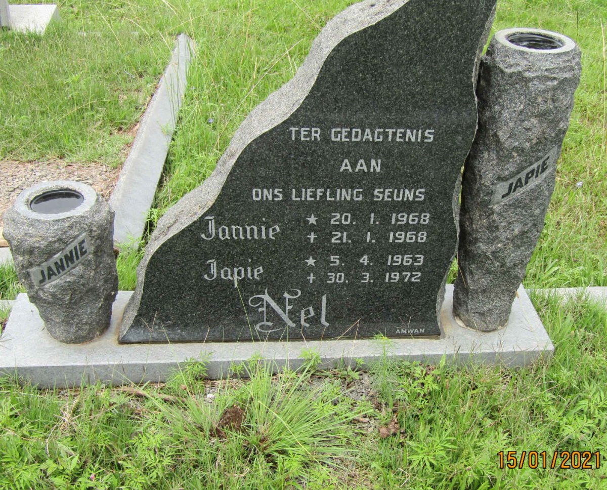 NEL Japie 1963-1972 :: NEL Jannie 1968-1968