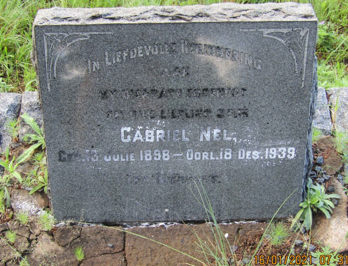 NEL Gabriel 1898-1939