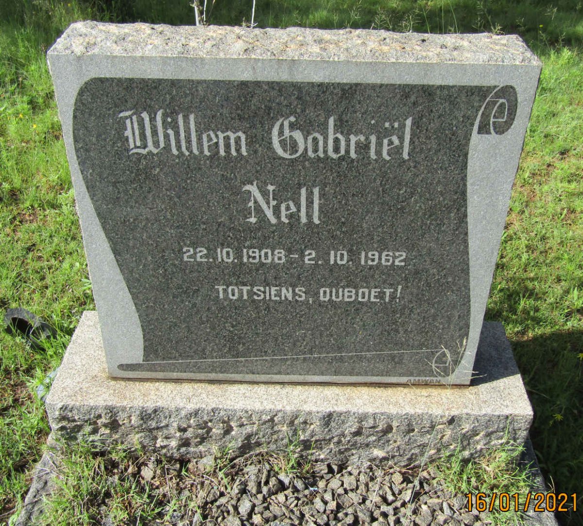 NELL Willem Gabriel 1908-1962