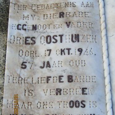 OOSTHUIZEN Dries -1946 