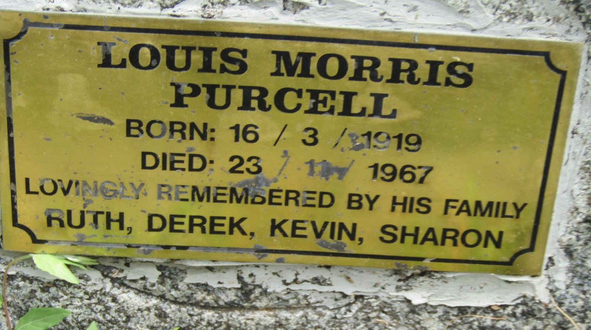 PURCELL Louis Morris 1919-1967