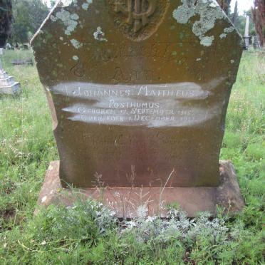 POSTHUMUS Johannes Mattheus 1845-1913