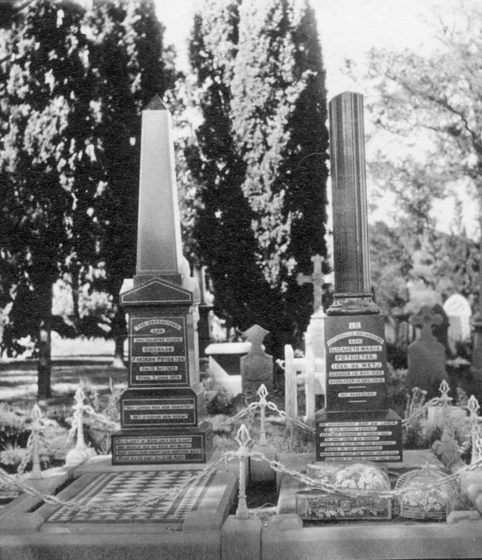 POTGIETER Coenraad Frederick &amp; Elizabeth Maria DE WET